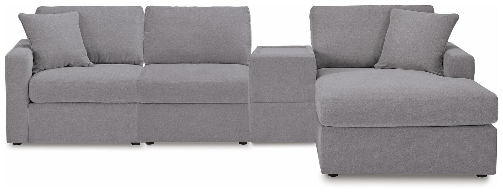 Modmax 4-Piece Sectional with Chaise (92104-SI) - Image 2