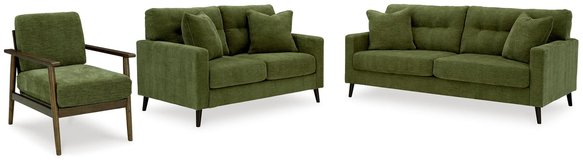Bixler Sofa, Loveseat and Chair (26107-SI)