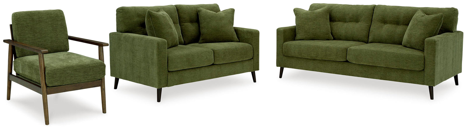Bixler Sofa, Loveseat and Chair (26107-SI)