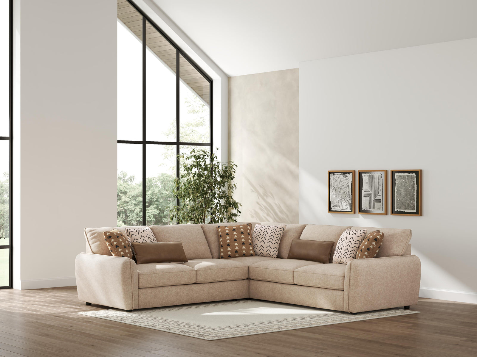 Seyler 3-Piece Sectional (61405-SI) - Image 3
