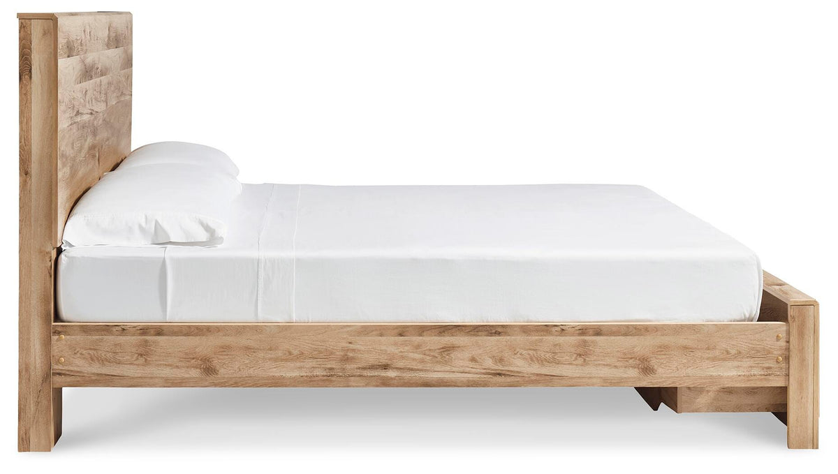 Hyanna Panel Storage Bed, Dresser, Mirror and 2 Nightstands (B1050-SI) - Image 6