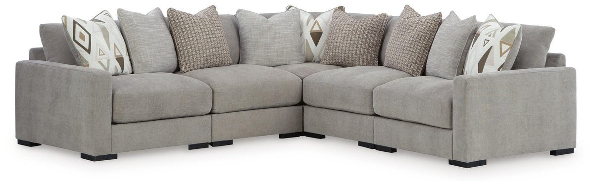 Aslan Court 5-Piece Sectional (20305-SI)