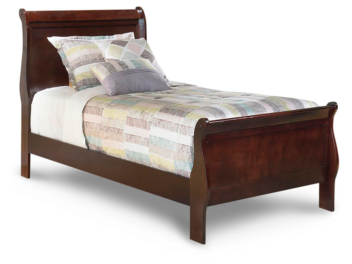Alisdair Sleigh Bed, Dresser, Mirror and Nightstand (B376-SI) - Image 3