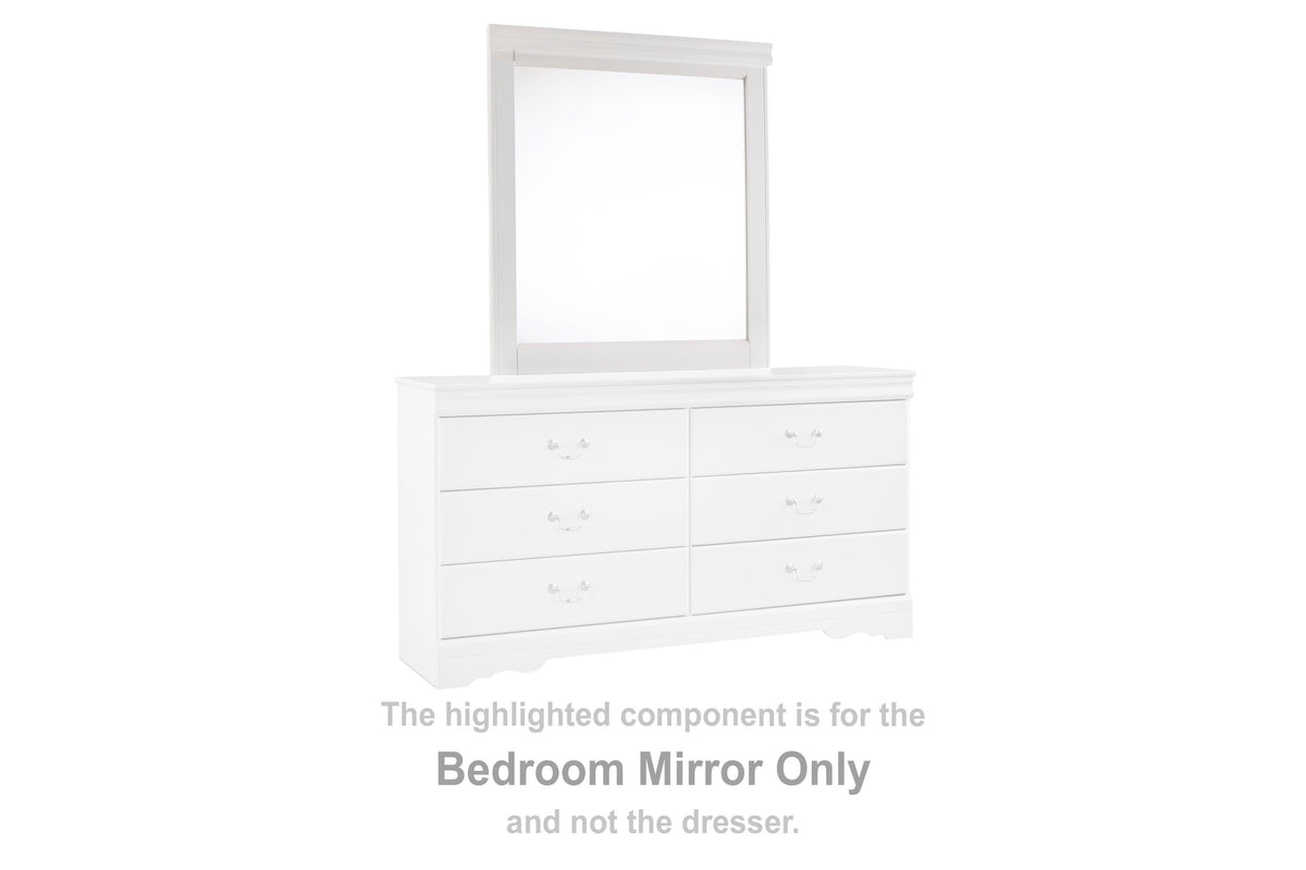 Anarasia Bedroom Mirror - White  (B129-SI) - Image 2