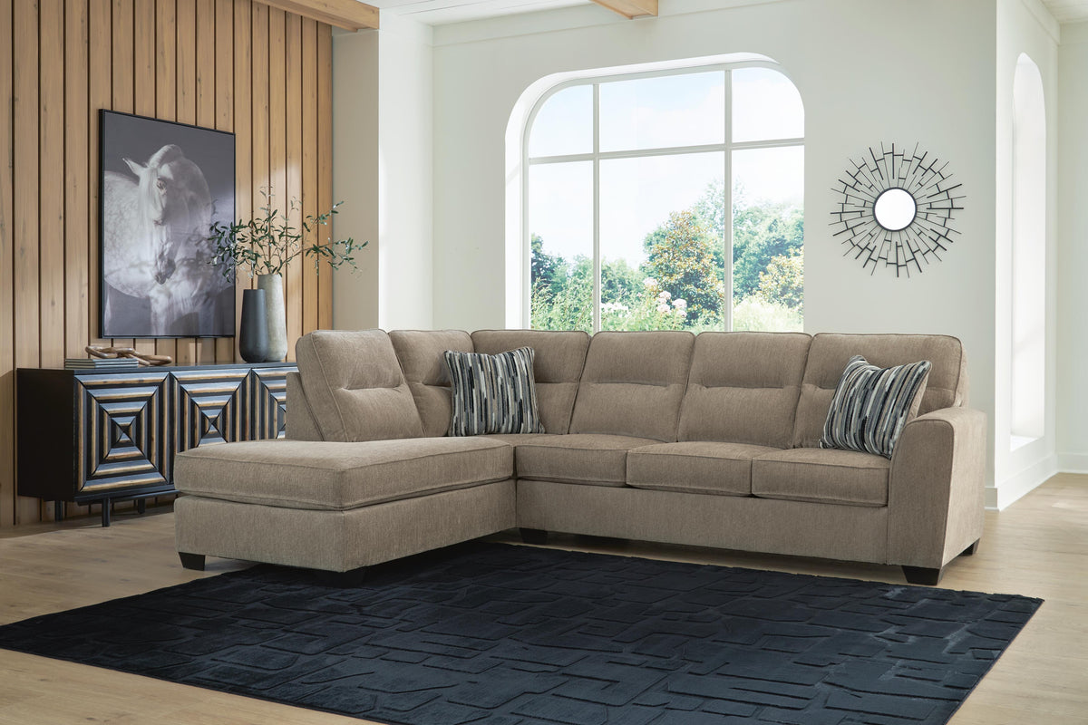 Olten 2-Piece Sectional with Chaise and Ottoman (31304-SI) - Image 8