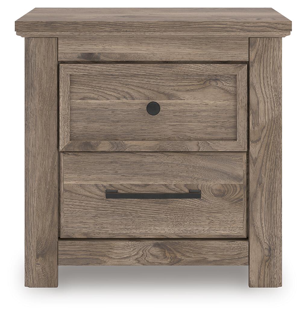 Rusticott King Poster Bed, Dresser, Mirror and Nightstand (PCB2260-SI) - Image 16