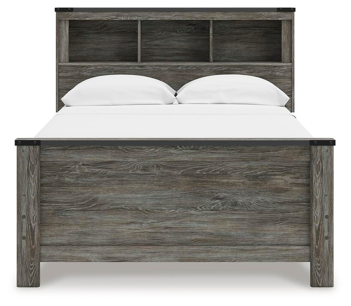 Frandern Bookcase Bed, Dresser and Mirror (B4480-SI) - Image 9