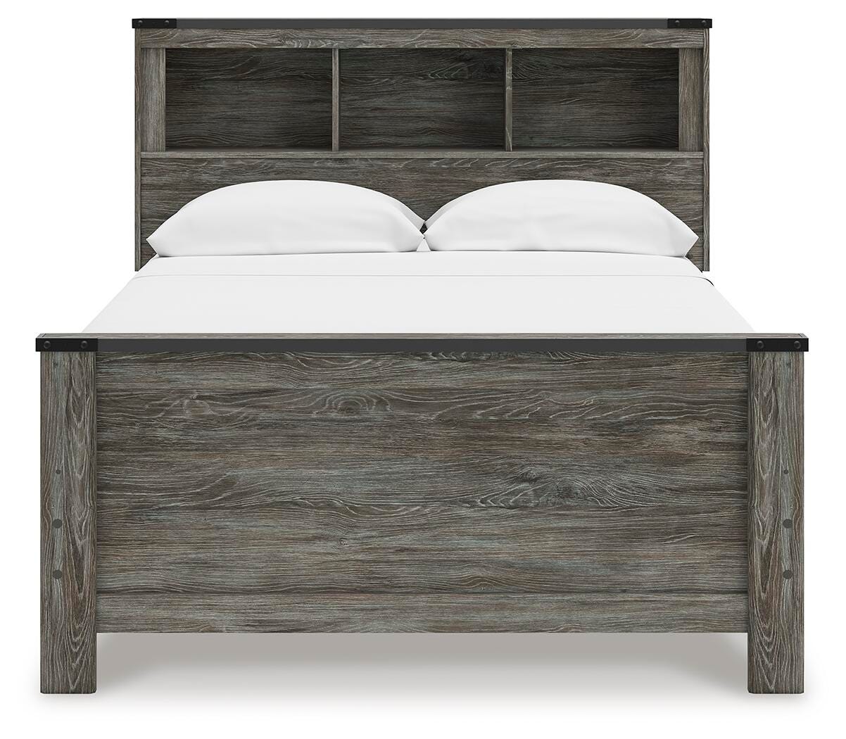 Frandern Bookcase Bed, Dresser and Mirror (B4480-SI) - Image 9