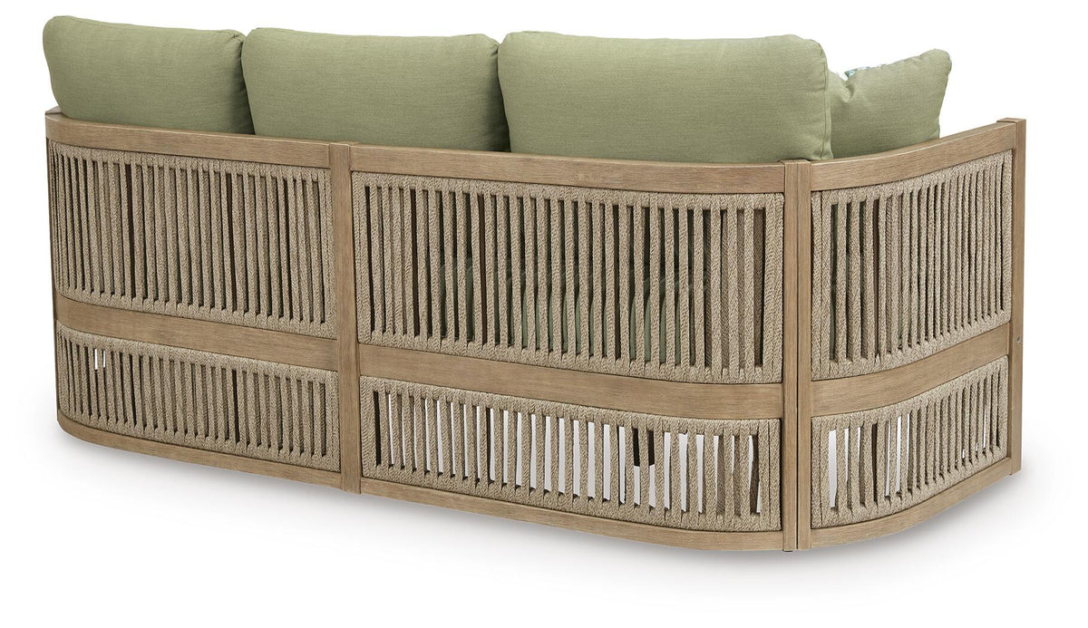 Serena Shores Outdoor Sofa with Cushion (PCP604-SI) - Image 10