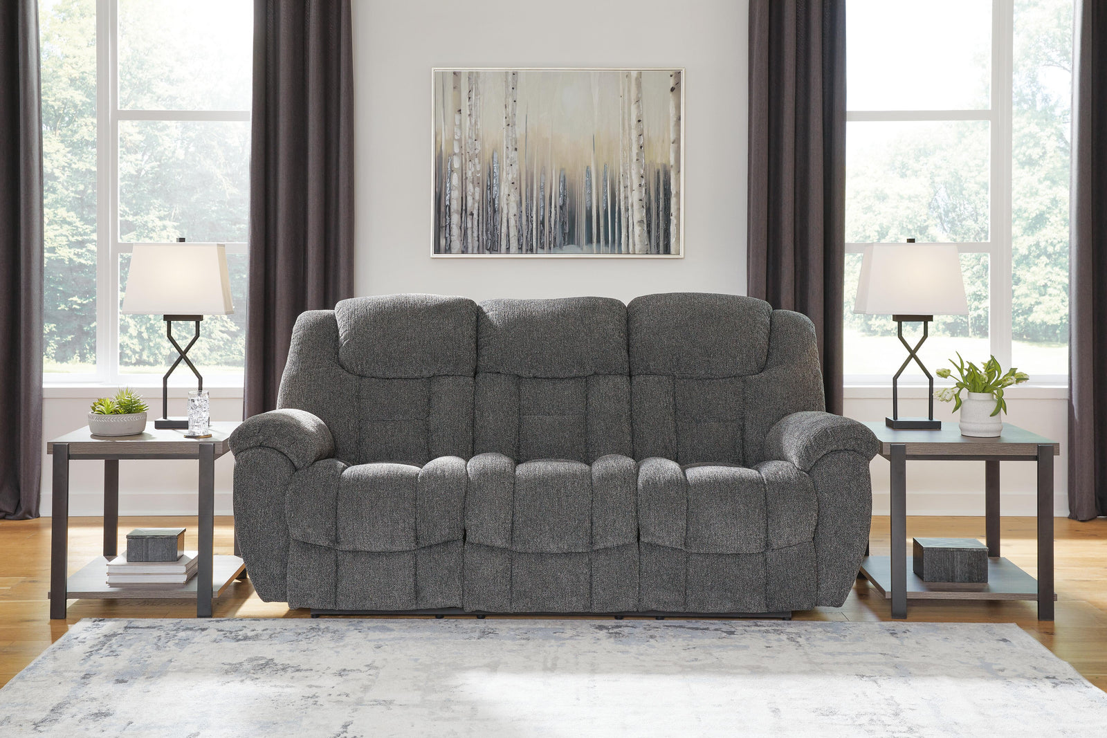 Foreside Reclining Sofa and Loveseat (38104-SI) - Image 13