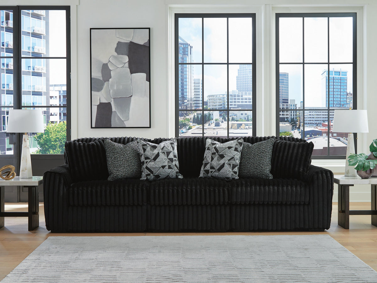 Midnight-Madness 3-Piece Sectional Sofa (98103-SI)