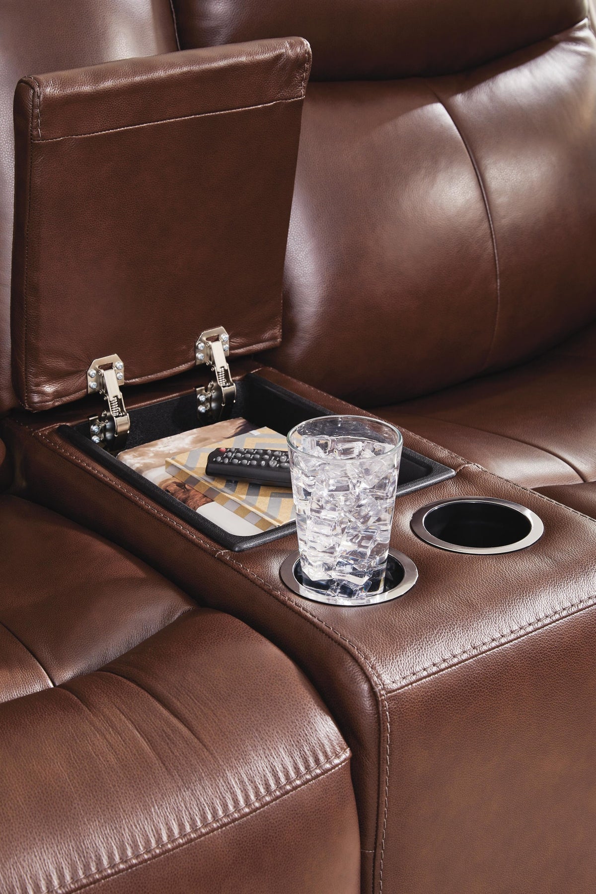 Bexhurst Power Reclining Loveseat with Console (PCU12102-SI) - Image 17