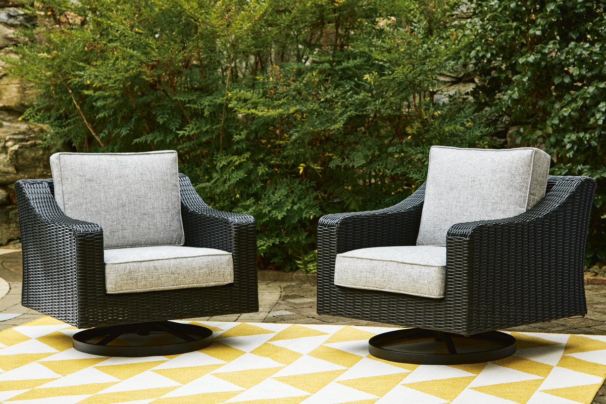 Beachcroft 2-Piece Outdoor Loveseat with Cushion (P792-SI) - Image 101