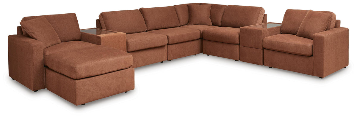 Modmax 8-Piece Sectional and Ottoman (92102-SI)
