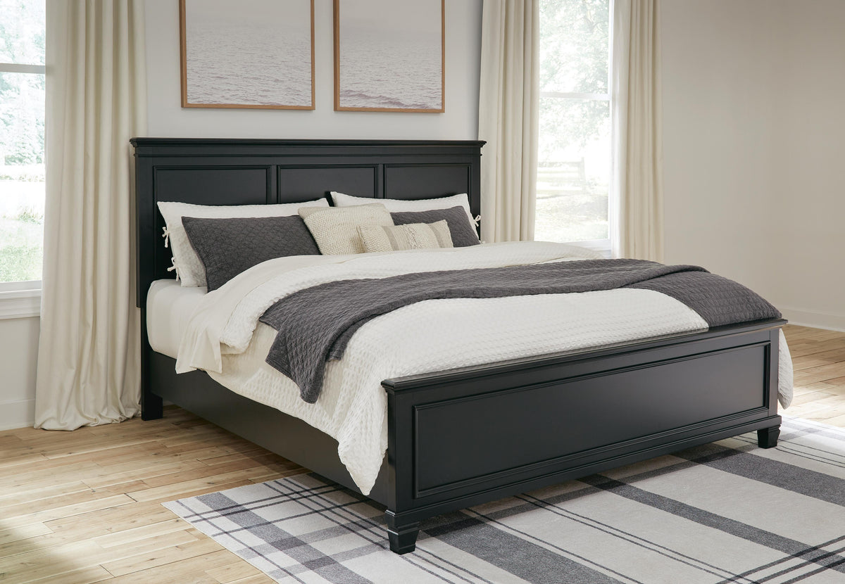 Lanolee Panel Bed, Dresser, Mirror and Nightstand (B687-SI) - Image 25