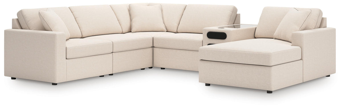 Modmax 6-Piece Sectional with Audio System and Chaise (92103-SI)