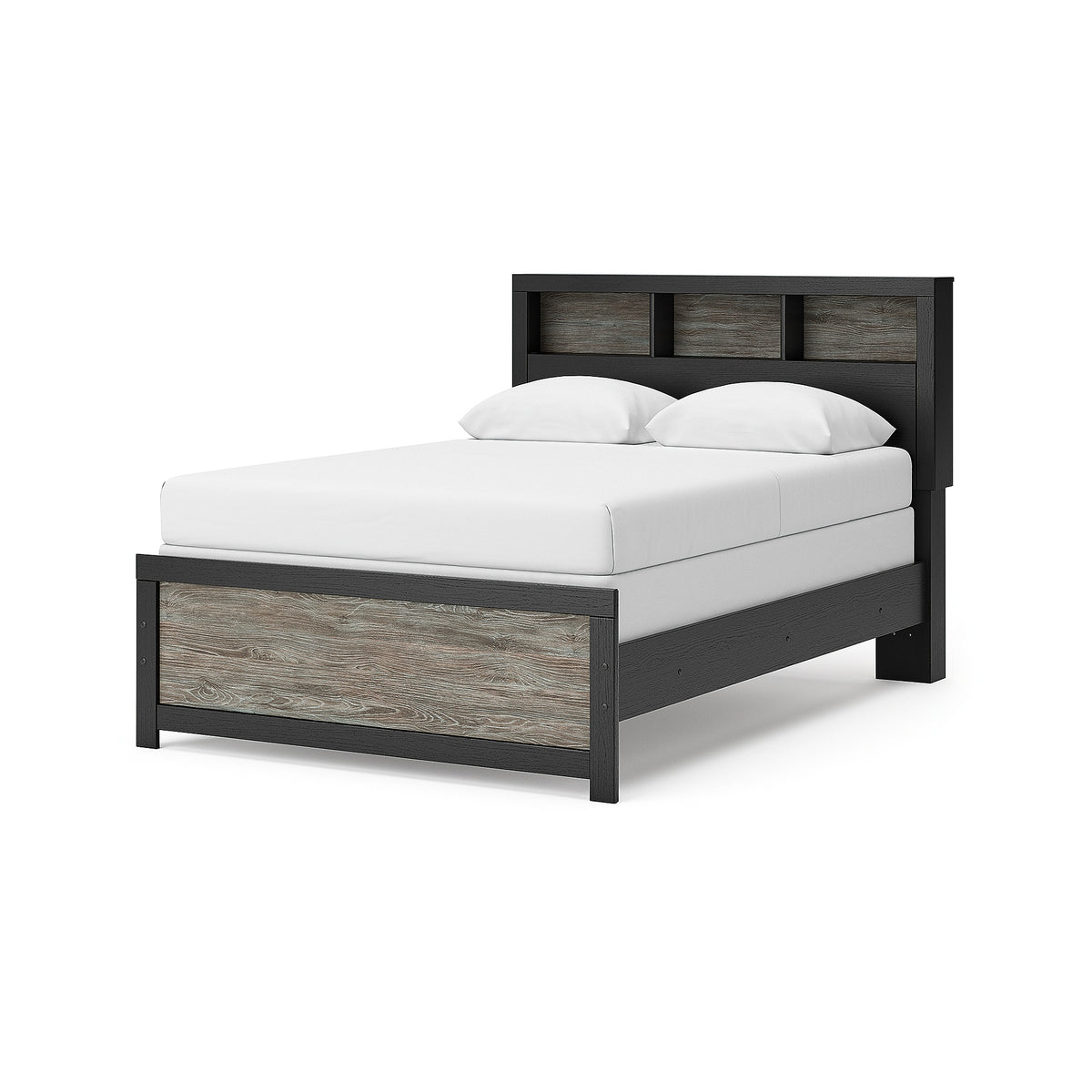 Broachmyn Full Bookcase Bed, Dresser and Mirror (PCB1118-SI) - Image 16