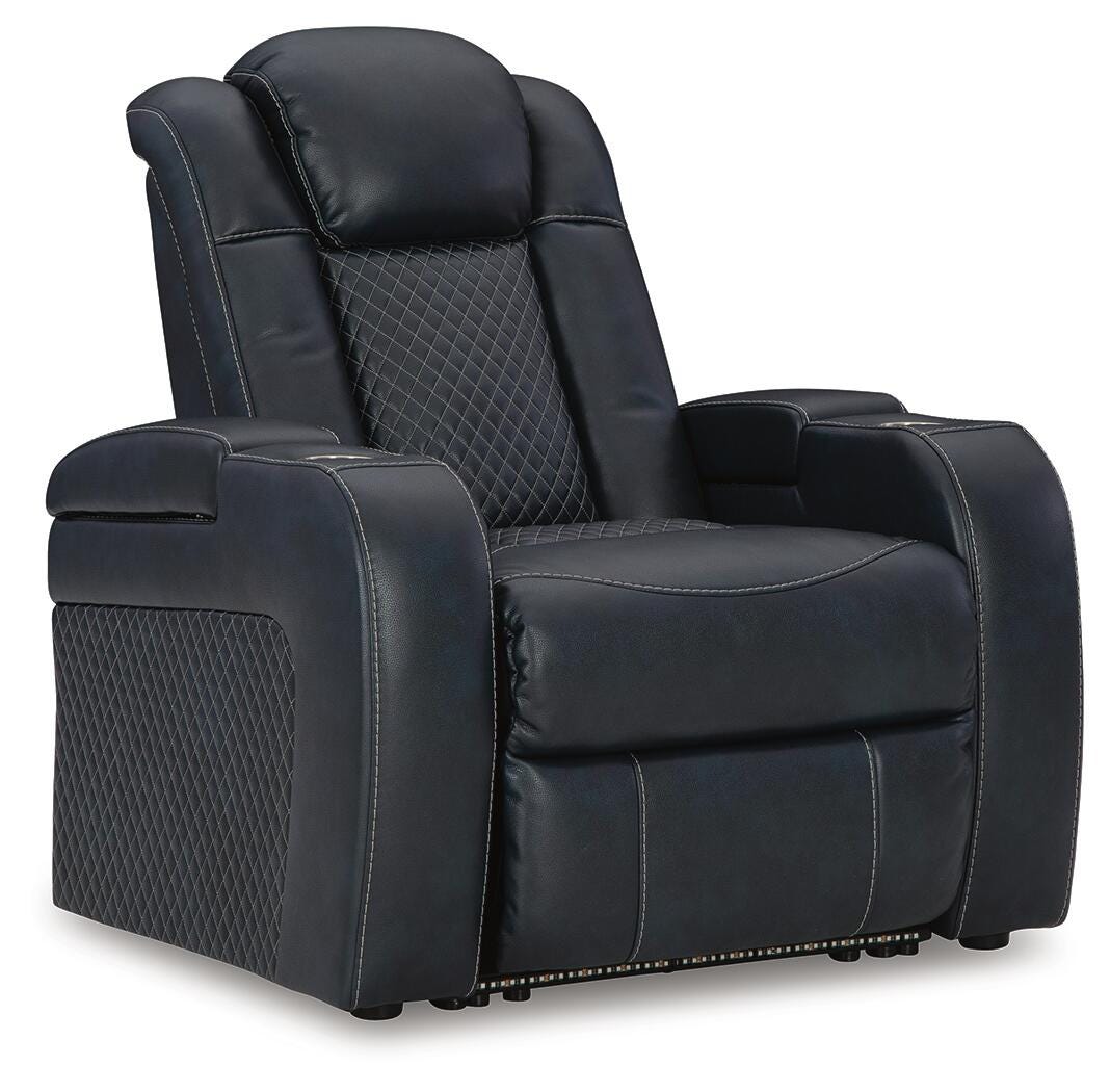Fyne-Dyme Power Reclining Loveseat with Console (36603-SI)
