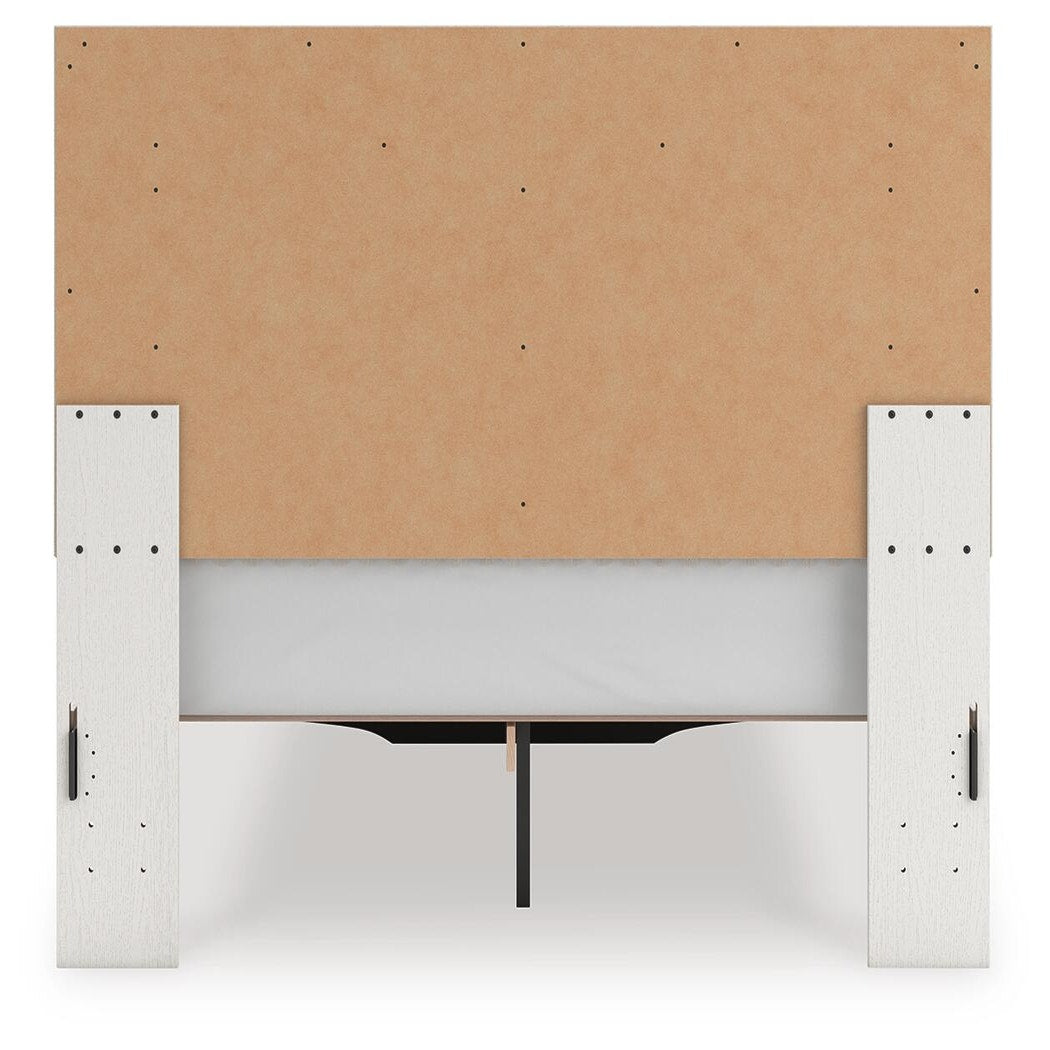 Zuraleus Queen Upholstered Panel Platform Storage Bed, Dresser and Mirror (PCB3381-SI) - Image 13