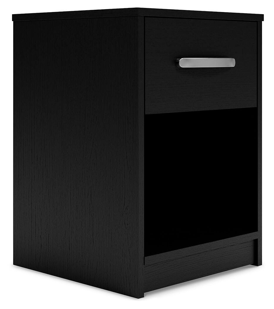 Finch Nightstand - Black  (EB3392-SI) - Image 2