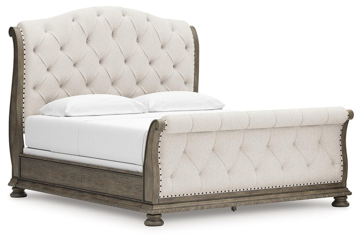 Ardenfield Sleigh Bed, Chest and Nightstand - Light Brown  (B944-SI) - Image 6