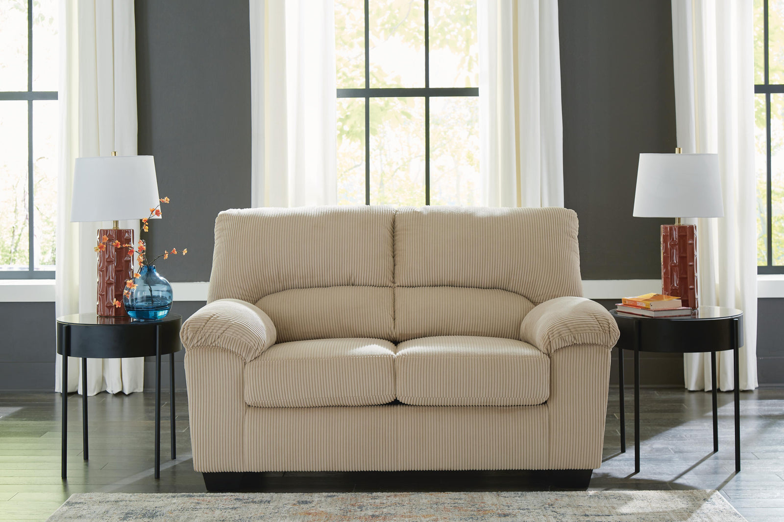 SimpleJoy Left-Arm Facing Sofa with Corner Wedge (24203-SI) - Image 32