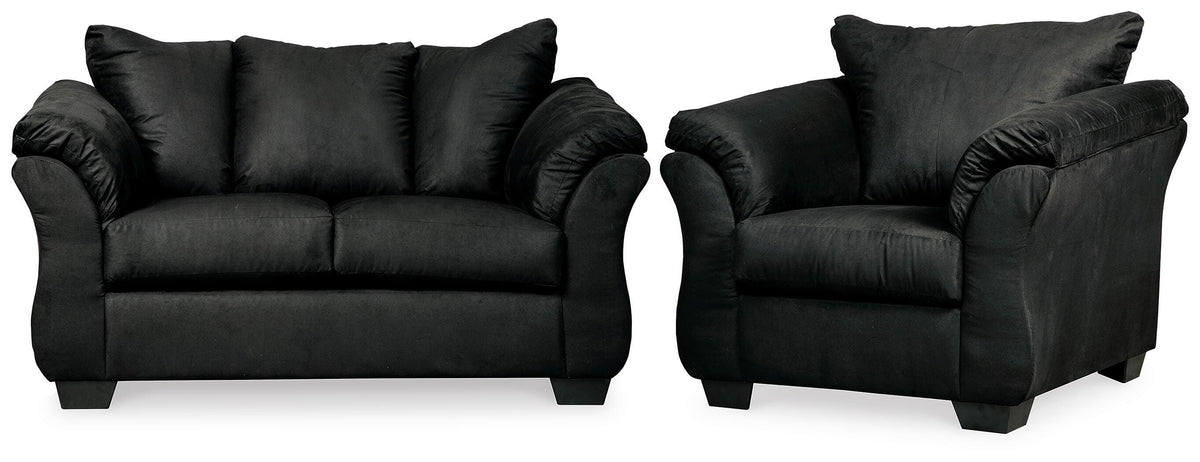 Darcy Loveseat and Chair (75008-SI)