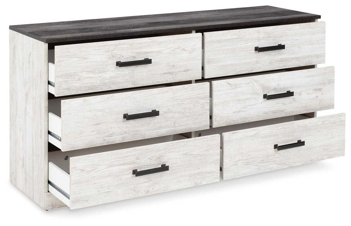 Shawburn Dresser and 2 Nightstands (EB4121-SI) - Image 4
