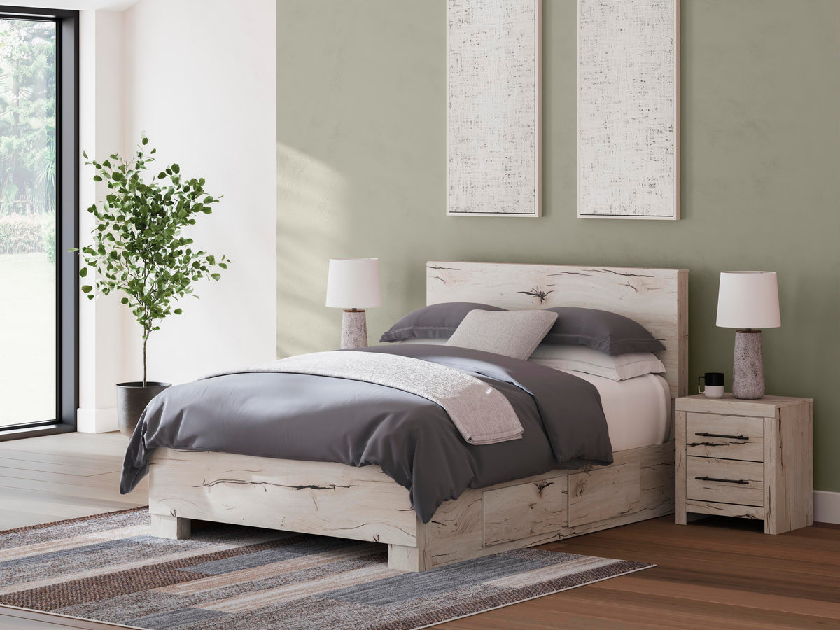 Lawroy Panel Bed with Storage - Light Natural  (B2310-SI) - Image 10