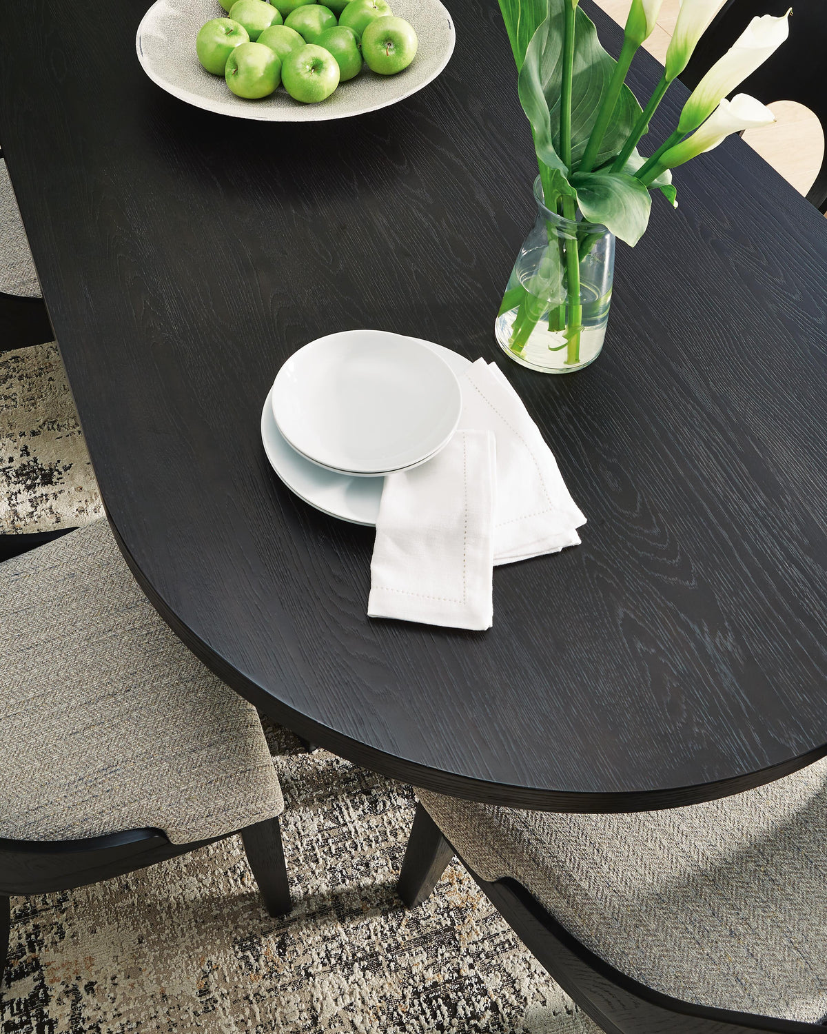 Rowanbeck Dining Table and 4 Chairs (D821-SI) - Image 12