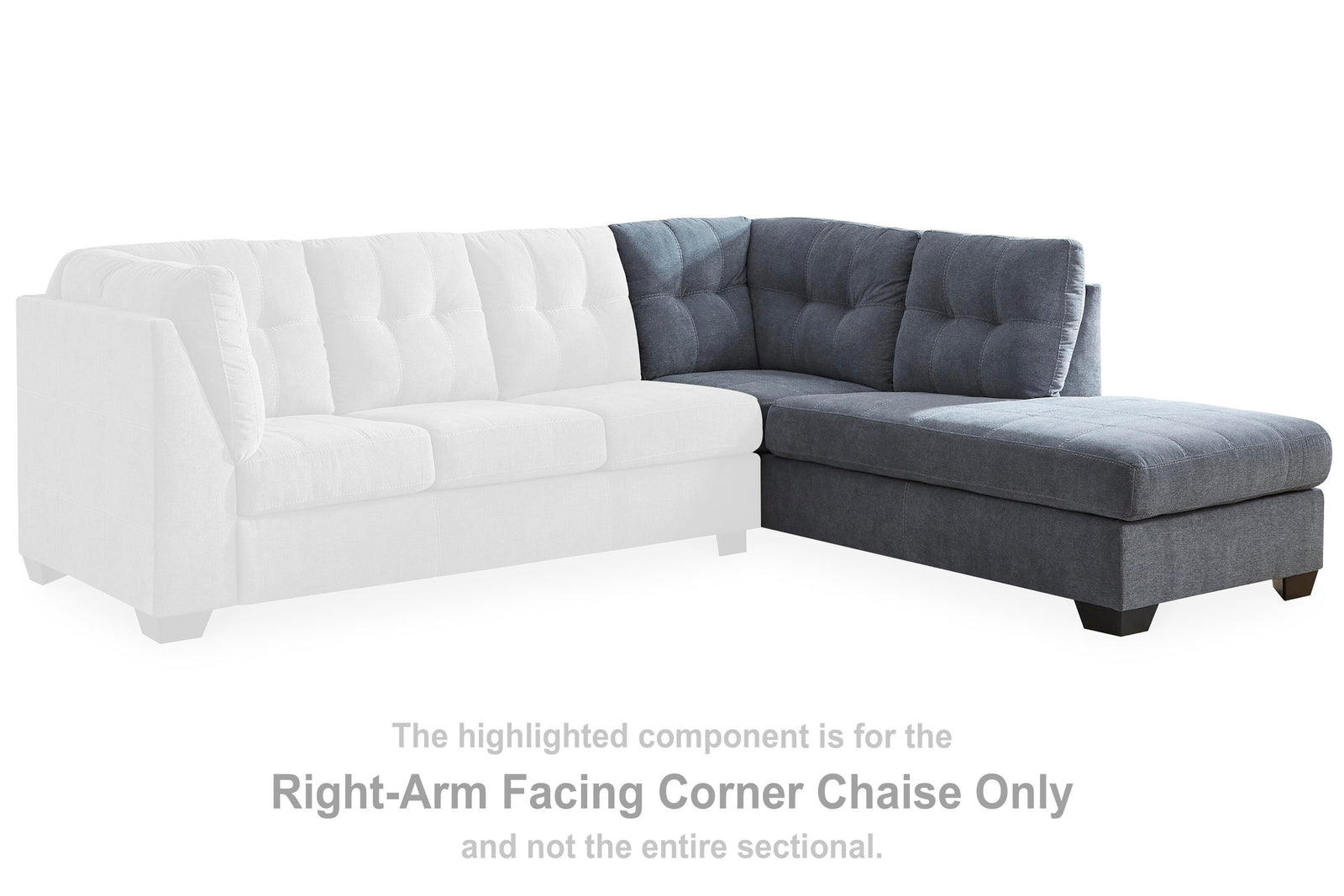 Marleton Right-Arm Facing Corner Chaise (55303-SI) - Image 4
