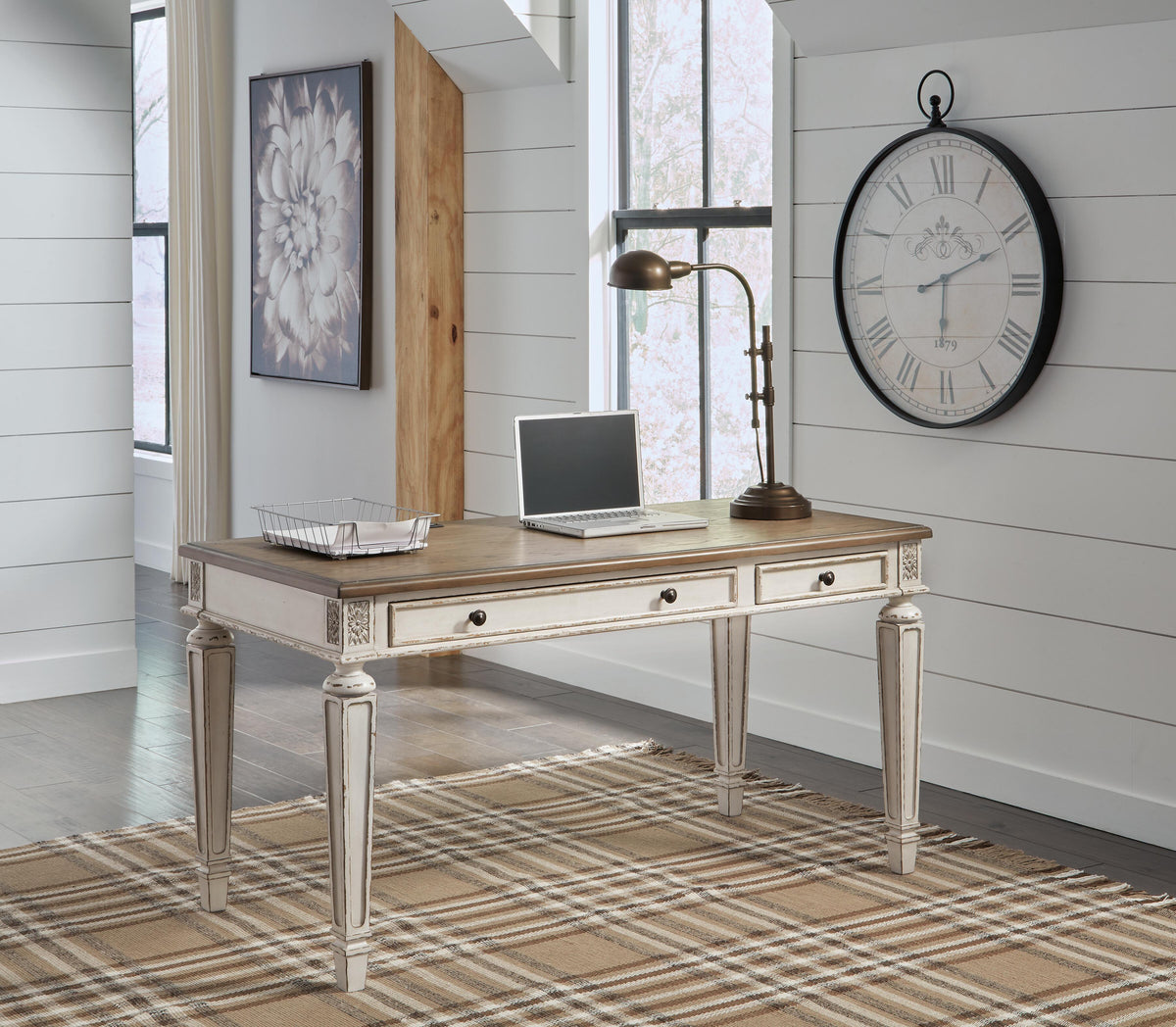 Realyn Desk and Bookcase (H743-SI) - Image 10