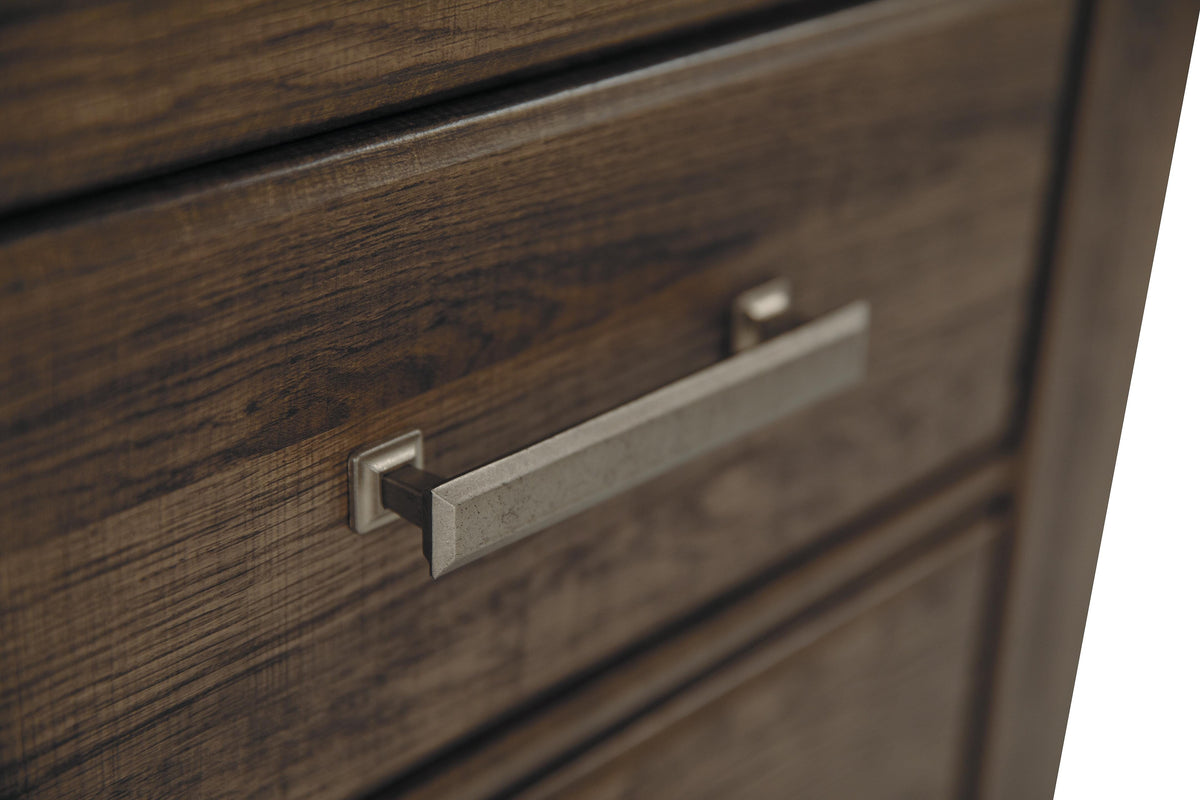 Juararo Nightstand - Dark Brown  (B251-SI) - Image 7