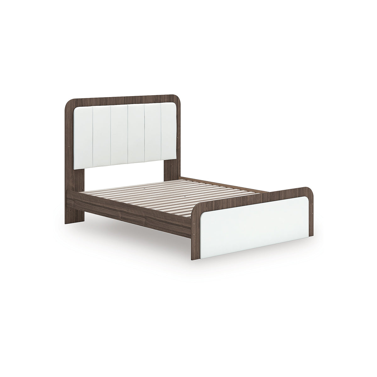 Kendanport Queen Upholstered Bed, Dresser, Mirror and Nightstand (PCB1108-SI) - Image 12