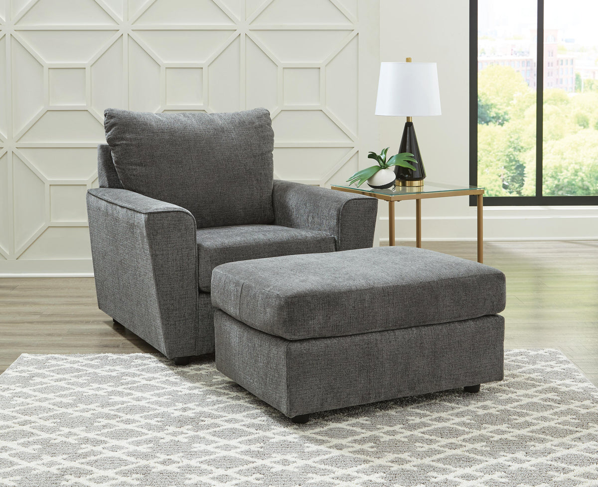 Stairatt Sofa, Loveseat, Chair and Ottoman (28502-SI) - Image 18