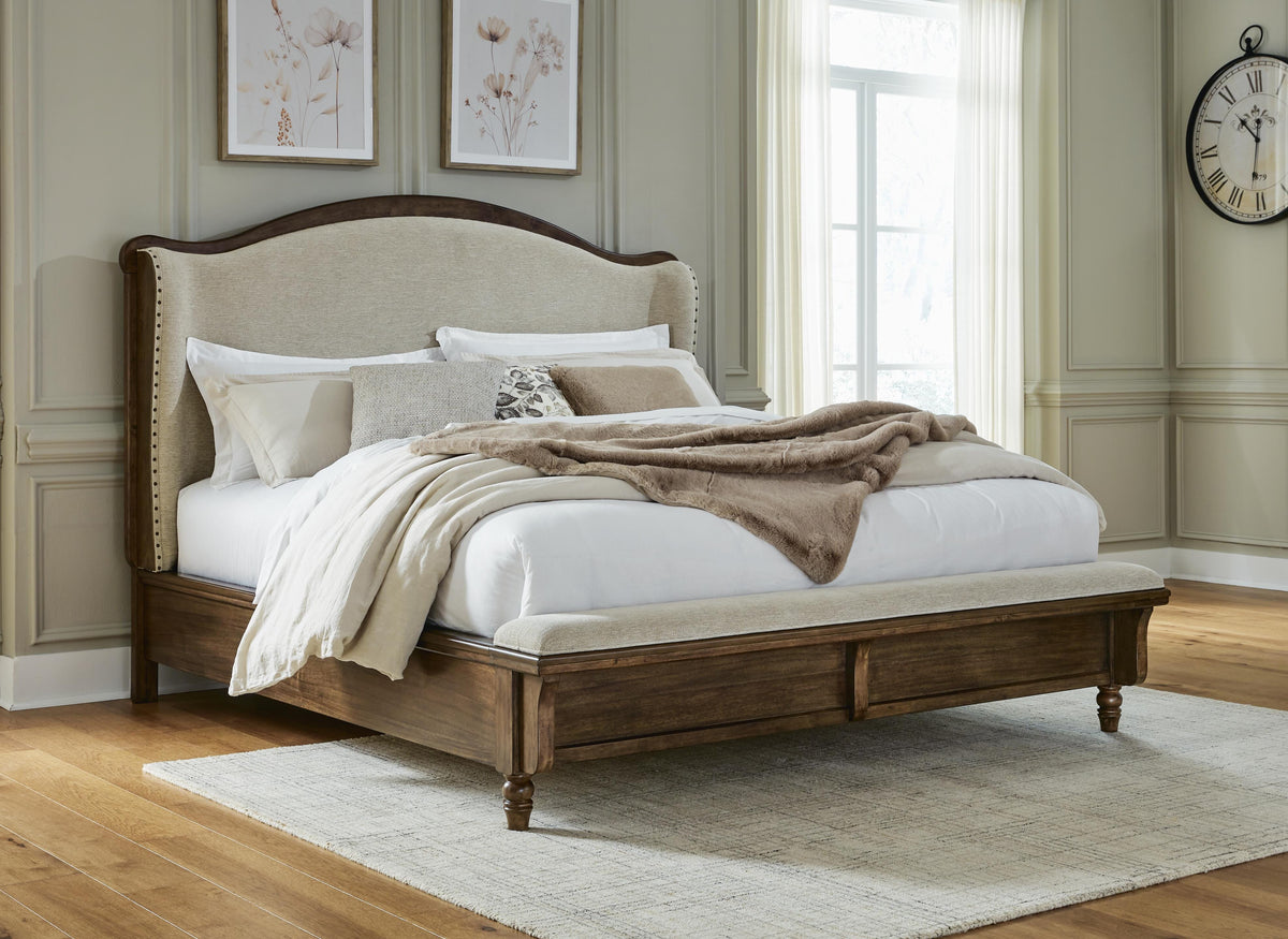Sturlayne Upholstered Panel Bed - Brown  (B787-SI) - Image 5