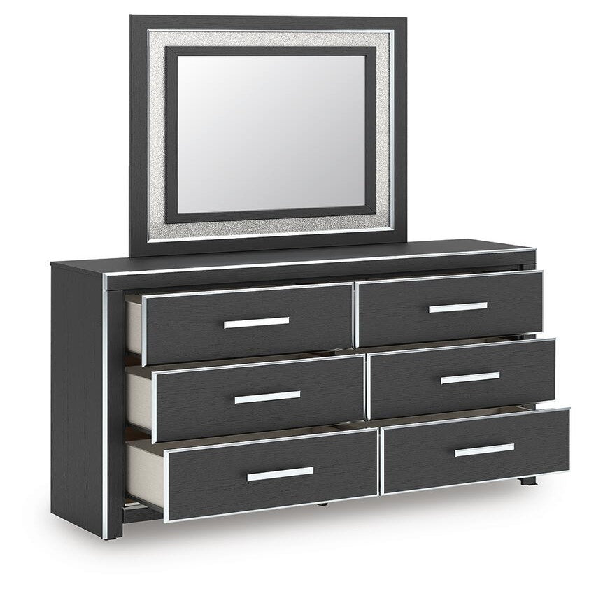 Zuraleus King Storage Bed, Dresser, Mirror, Chest and Nightstand (PCB3380-SI) - Image 4