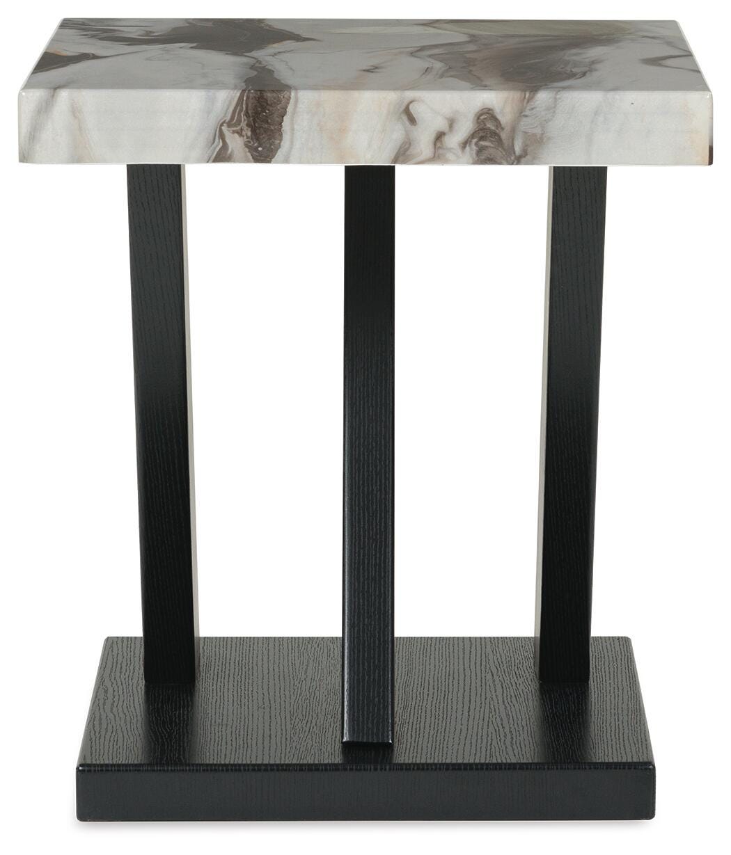 Cendill Table (Set of 3) - Dark Brown/White/Black  (T403-SI) - Image 10