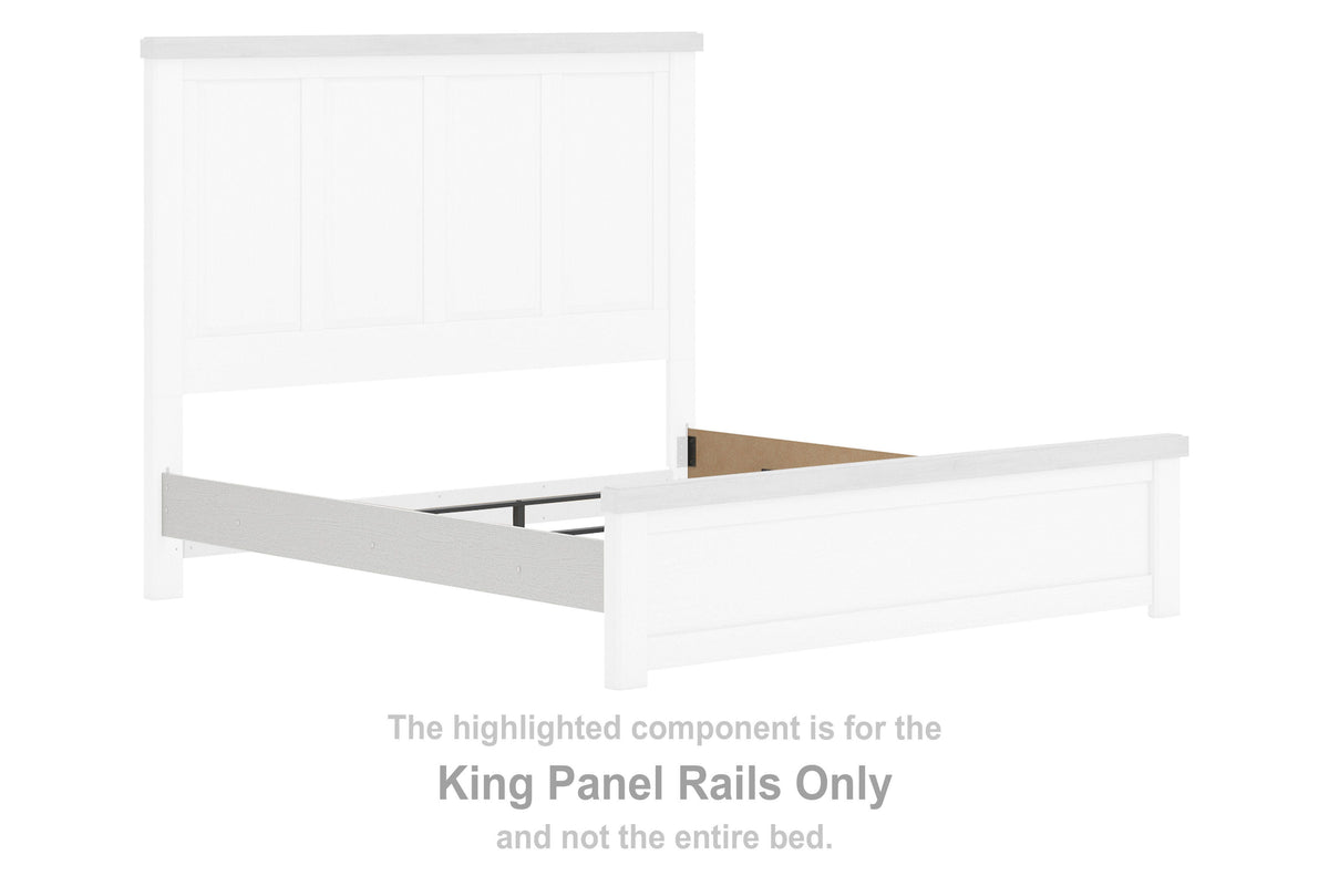 Savonport Panel Rails - White  (B4615-SI)