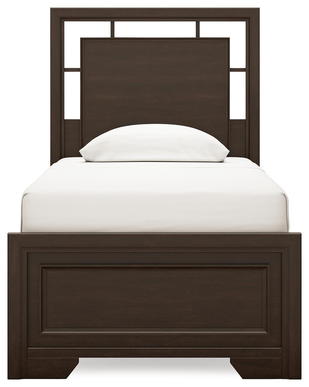 Covetown Panel Bed (Youth) - Dark Brown  (B441-SI) - Image 3