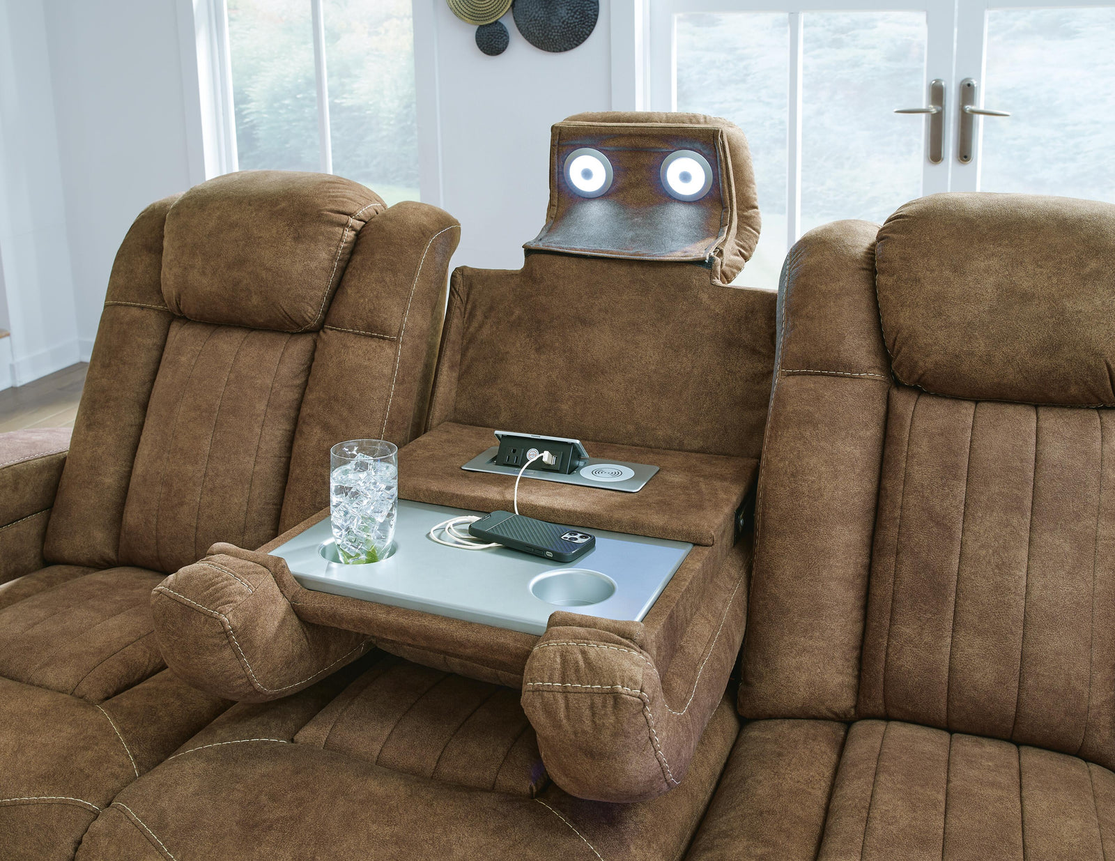 Wolfridge Power Reclining Loveseat (60703-SI) - Image 27