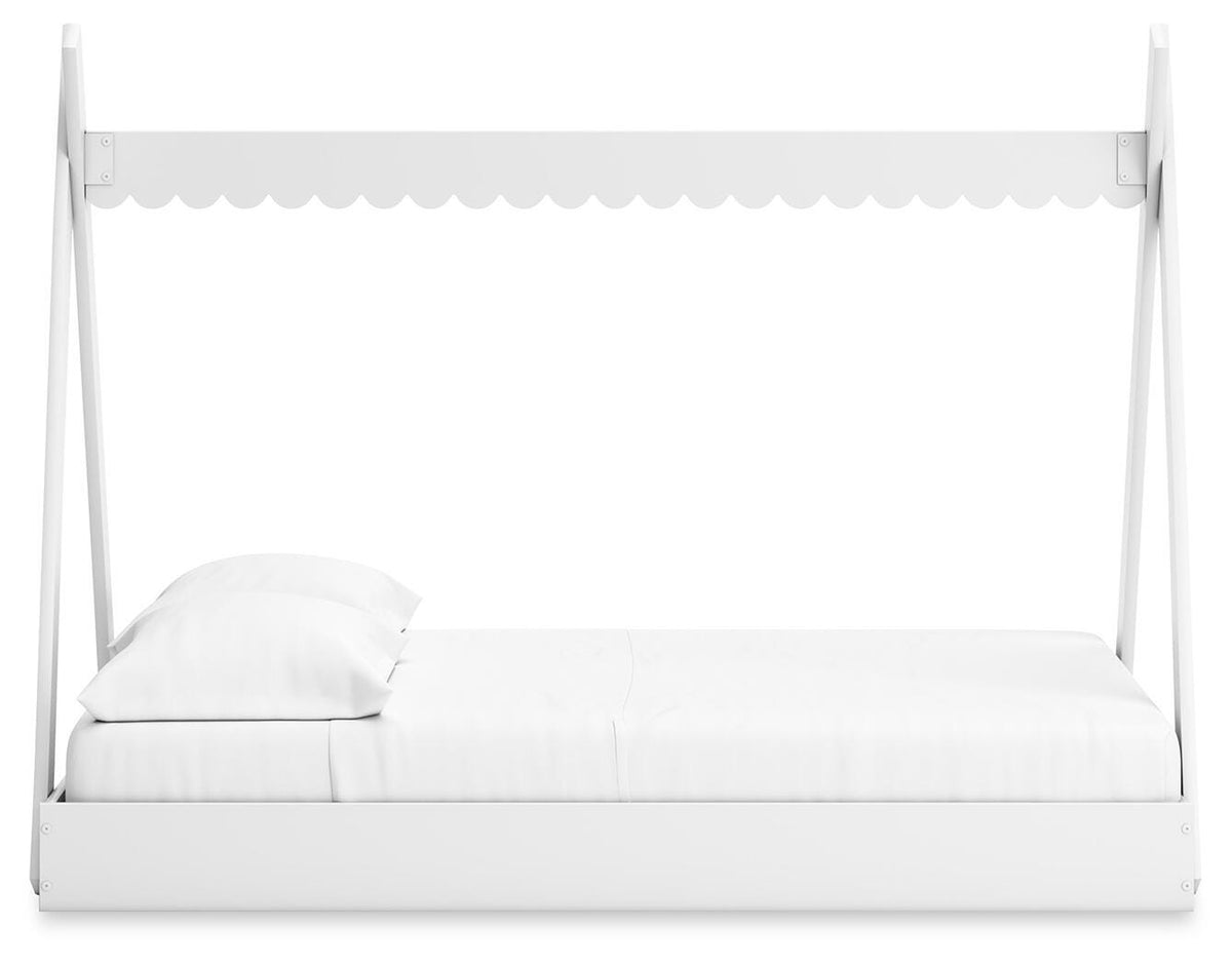 Hallityn Tent Bed (Youth) - White  (EB1810-SI) - Image 7