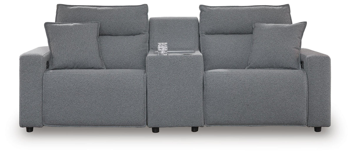 Modmax II 3-Piece Power Reclining Sectional with Console (65906-SI)