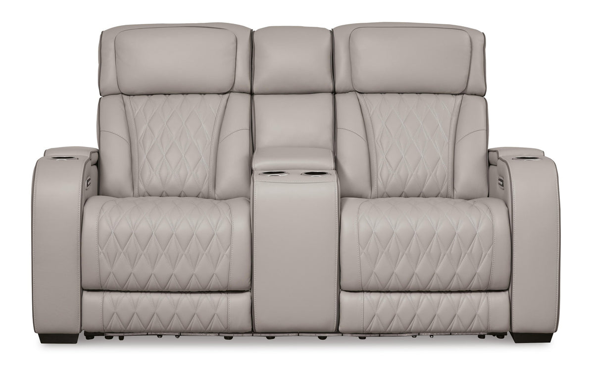 Boyington Power Reclining Loveseat with Console (U27105-SI) - Image 5