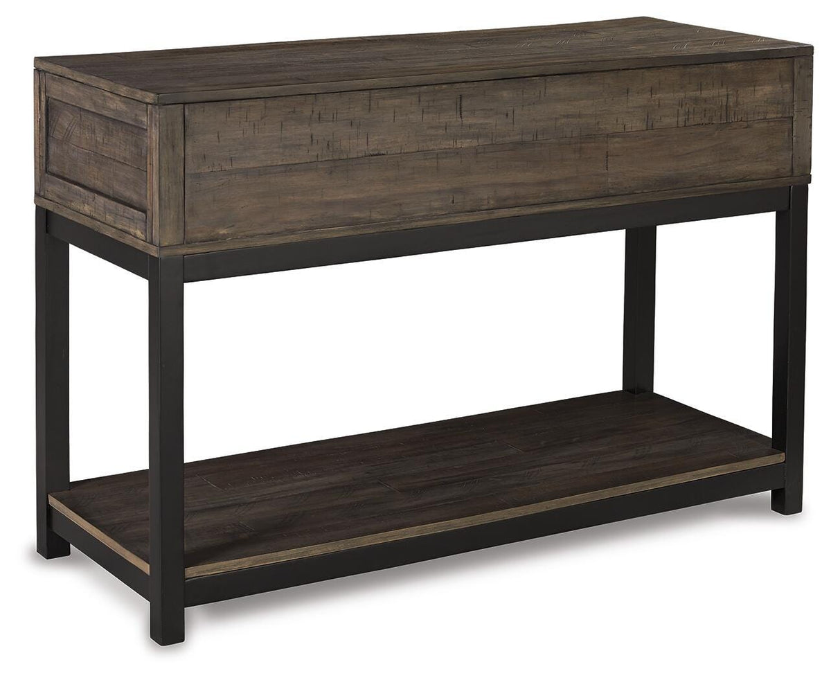 Johurst Sofa/Console Table - Grayish Brown  (T444-SI) - Image 3
