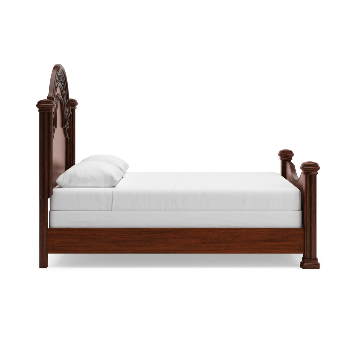 Lavinton Poster Bed, Dresser, Mirror, Chest and Nightstand - Brown  (B764-SI) - Image 15