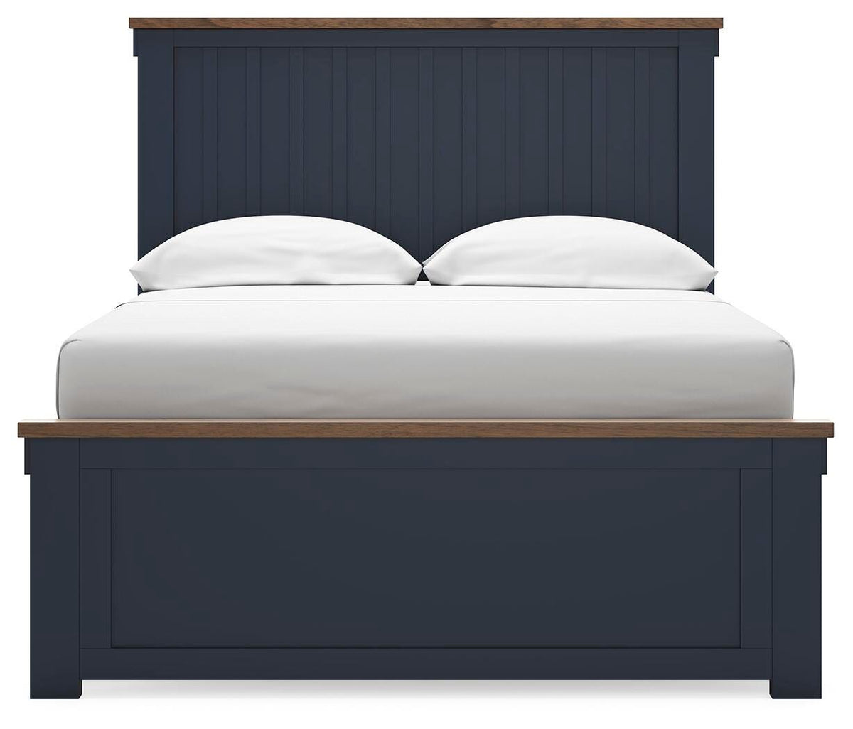 Landocken Panel Bed (Youth) - Brown/Blue  (B414-SI) - Image 4