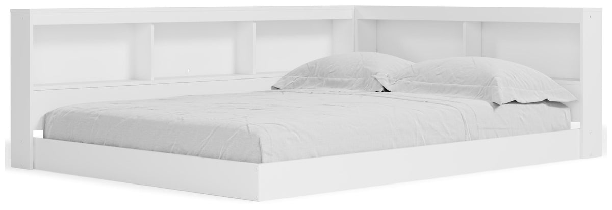 Piperton Bookcase Storage Bed (Youth) - White  (EB1221-SI)