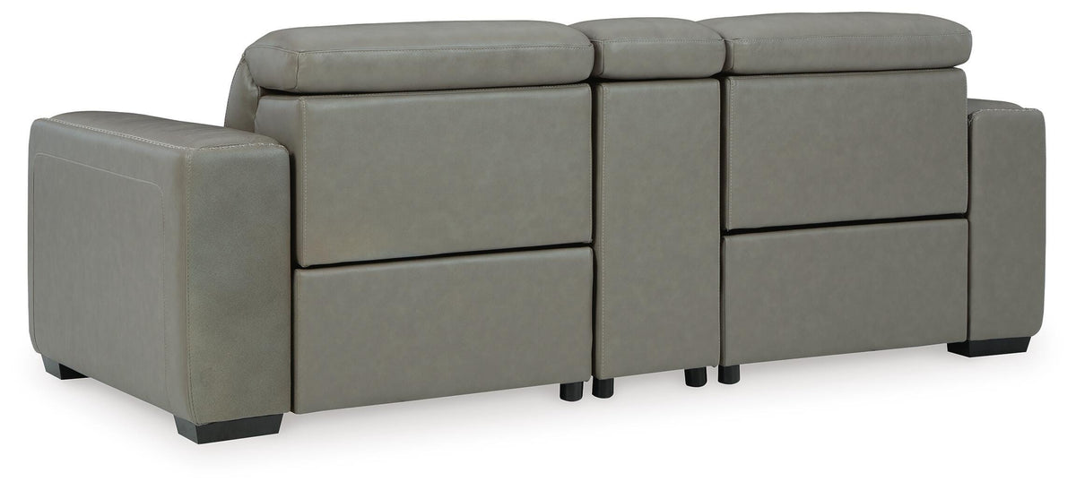 Correze 3-Piece Power Reclining Sectional Loveseat (U94202-SI) - Image 6