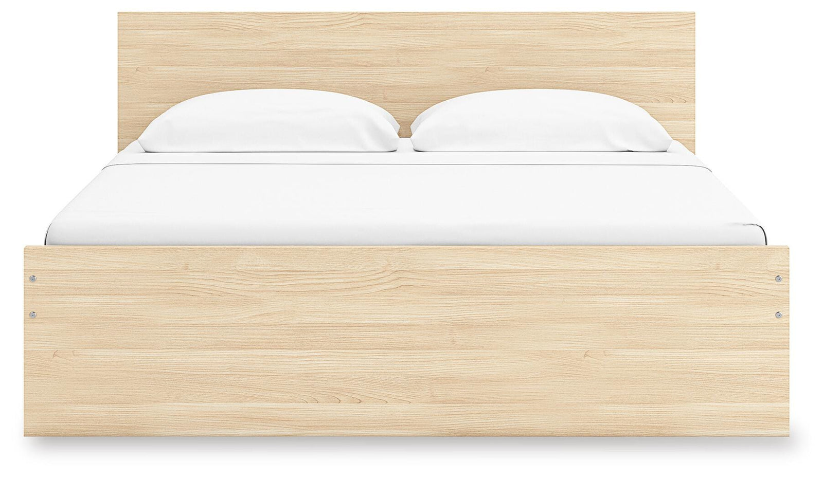 Onita Panel Platform Bed with 1 Side Storage - Natural  (EB9632-SI) - Image 4